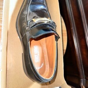 Stacy Adams Black Leather Loafers